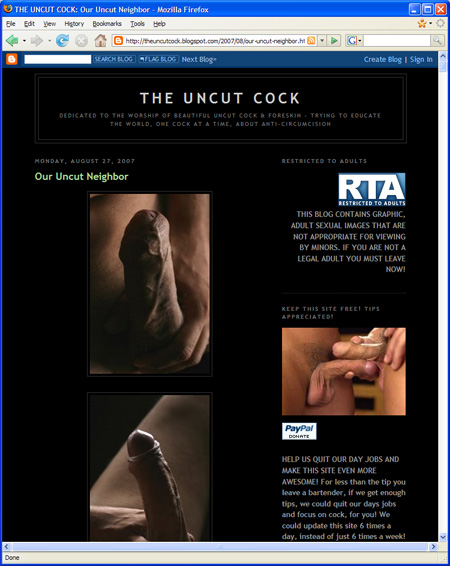 the uncut cock blog