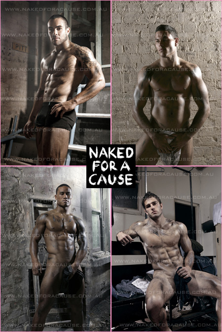 naked rugby and football players