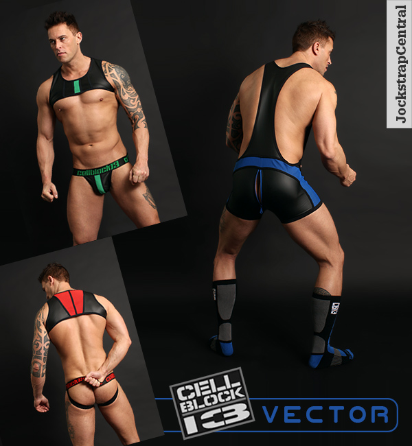 Cellblock 13 Vector Jocks, Harnesses, Singlets and Socks